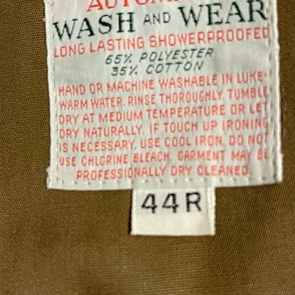 Christian Dior Monsieur Iconic Trench Coat Size 44R Gold Double Breasted Belted - Picture 13 of 14